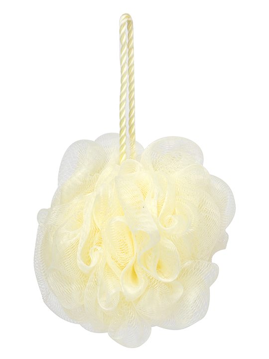 Luxe Bath Sponge With Hanging Corde-Beige